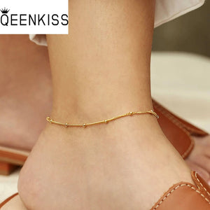 AK813 Slim Titanium Stainless Steel Anklet