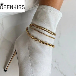 Fine Woman Girl Party Birthday Wedding Gift Twist Beach Bathable Anklet