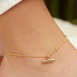Fine Woman Stainless Steel Ankle