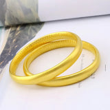XINJING 24KT Bracelet Bangles for Women - Fine Jewelry Gift