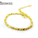 24KT Fine Jewelry Fish Chain Bracelet Gift