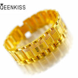 18mm 24KT Watch Chain Bracelet, Fine Jewelry Gift