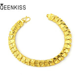 Fine Jewelry 24KT Chain Bracelet for Women Men Unisex