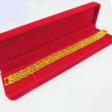 24KT Chain Bracelet for Men Thickened Wide Design