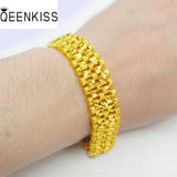 24KT Chain Bracelet for Men Thickened Wide Design