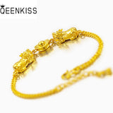 Vintage PIXIU Ingots 24KT Chain Bracelet