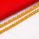 24KT Lucky Beads Chain Bracelet 6mm Bridal Gift