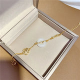 Vintage Hollow Rose Flower 24KT Bracelet