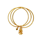 BT5276 Woman's 24KT Angel Bracelet Bangle