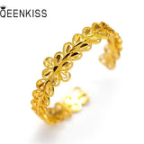 Fine Jewelry Flower 24KT Bracelet Bangle