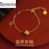 24KT Calabash Bracelet for Women, Bride Party Gift