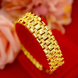 24KT Watch Chain Bracelet for Men - Birthday Wedding Gift