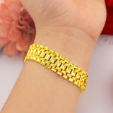 24KT Watch Chain Bracelet for Men - Birthday Wedding Gift