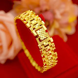 24KT Watch Chain Bracelet for Men - Birthday Wedding Gift