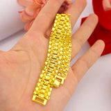 24KT Watch Chain Bracelet for Men - Birthday Wedding Gift