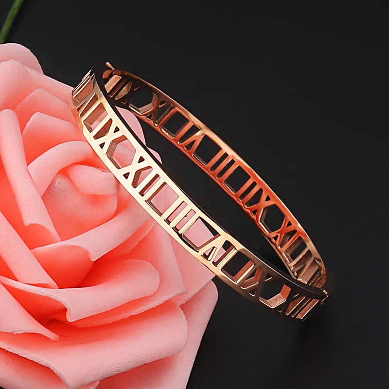 BT817 Titanium Stainless Steel Cuff Bracelet Gift