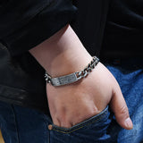 BT827 Titanium Steel Bracelet Birthday Wedding Gift