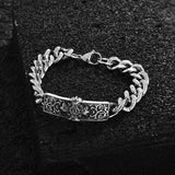 BT828 Men's Hip-hop Cross Star Bracelet