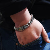 BT828 Men's Hip-hop Cross Star Bracelet