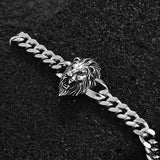 BT829 Titanium Steel Bracelet Men Birthday Wedding Gift Hiphop LittleLion