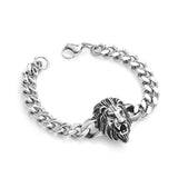 BT829 Titanium Steel Bracelet Men Birthday Wedding Gift Hiphop LittleLion