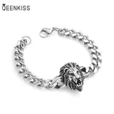 BT829 Titanium Steel Bracelet Men Birthday Wedding Gift Hiphop LittleLion