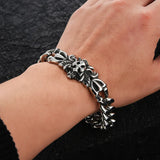 BT830 Demon Cross Titanium Steel Bracelet