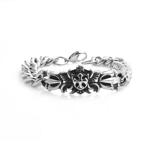 BT830 Demon Cross Titanium Steel Bracelet