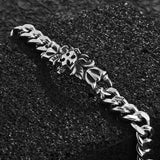 BT830 Demon Cross Titanium Steel Bracelet