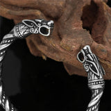 BT831 Double-headed Dragon Titanium Steel Bracelet