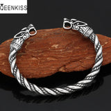 BT831 Double-headed Dragon Titanium Steel Bracelet