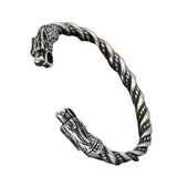 BT831 Double-headed Dragon Titanium Steel Bracelet