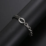 BT841 Titanium Stainless Steel Chain Bracelet