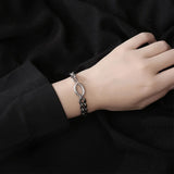 BT841 Titanium Stainless Steel Chain Bracelet