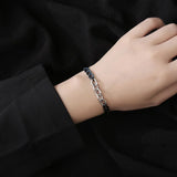 BT843 Titanium Stainless Steel Chain Bracelet