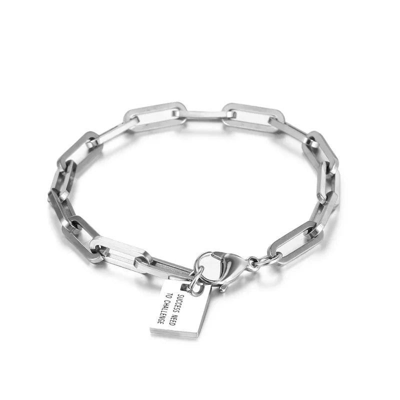 BT845 Titanium Stainless Steel Chain Bracelet