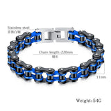BT846 Wheel Chain Bracelet Titanium Stainless Steel