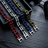 BT846 Wheel Chain Bracelet Titanium Stainless Steel