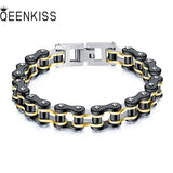 BT846 Wheel Chain Bracelet Titanium Stainless Steel
