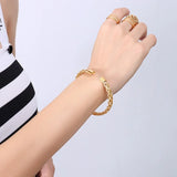 Titanium Stainless Steel Open Bracelet for Women/Girls