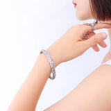 Titanium Stainless Steel Open Bracelet for Women/Girls