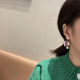 Squirrel Stud Earrings AAA Zircon Wedding Gift