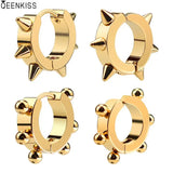 Titanium Stainless Steel Clip Earrings Set