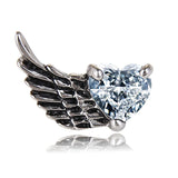 Retro Angel Wings Titanium Steel Stud Earrings