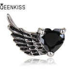 Retro Angel Wings Titanium Steel Stud Earrings