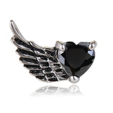 Retro Angel Wings Titanium Steel Stud Earrings