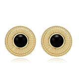 Turquoise Titanium Stainless Steel Stud Earrings