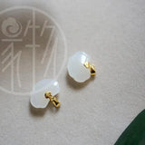 Vintage RUYI Lock Jade 24KT Necklace
