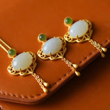 Vintage RUYI 24KT Necklace for Women Hot Jewelry Bride Mother Birthday Gift