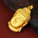 Fine Jewelry Praying Buddha 24KT Pendant Necklace